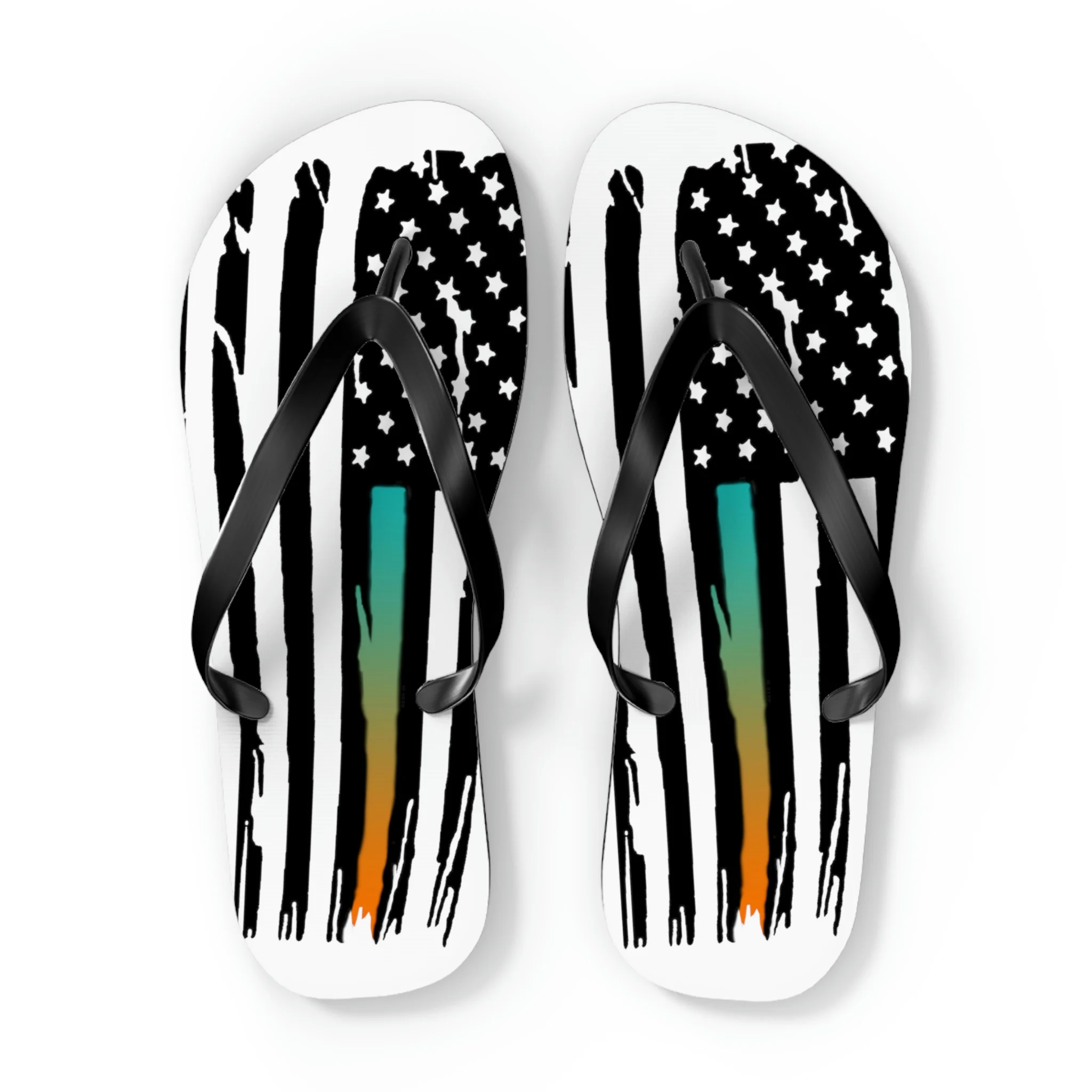 “Phinmerica” Flip Flops – White