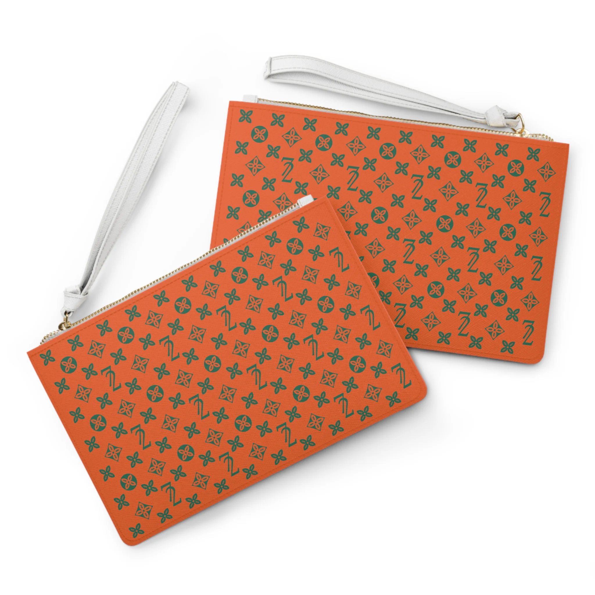 72 Clutch Bag ~ Miami Orange & Phins