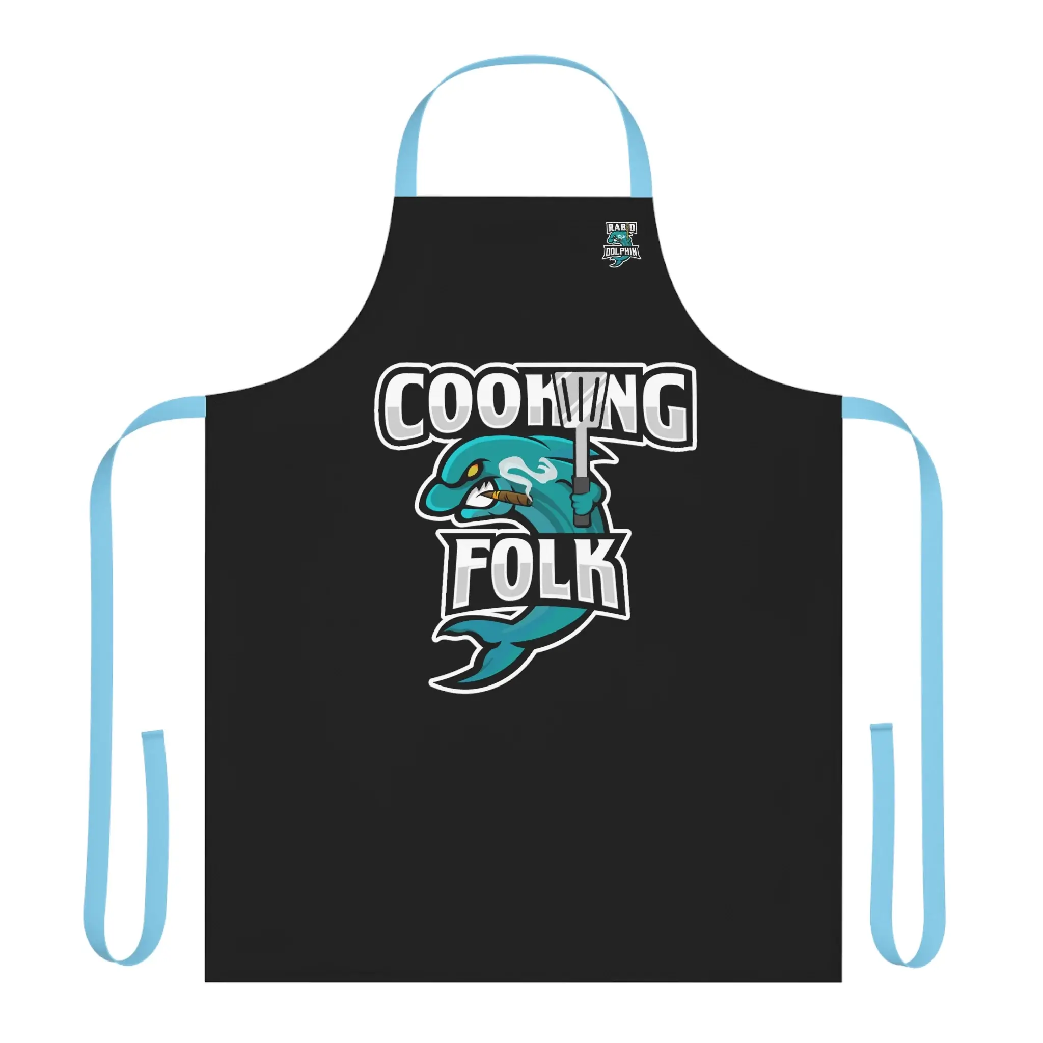 Rabid Dolphin "Cooking Folk" Apron - Image 5
