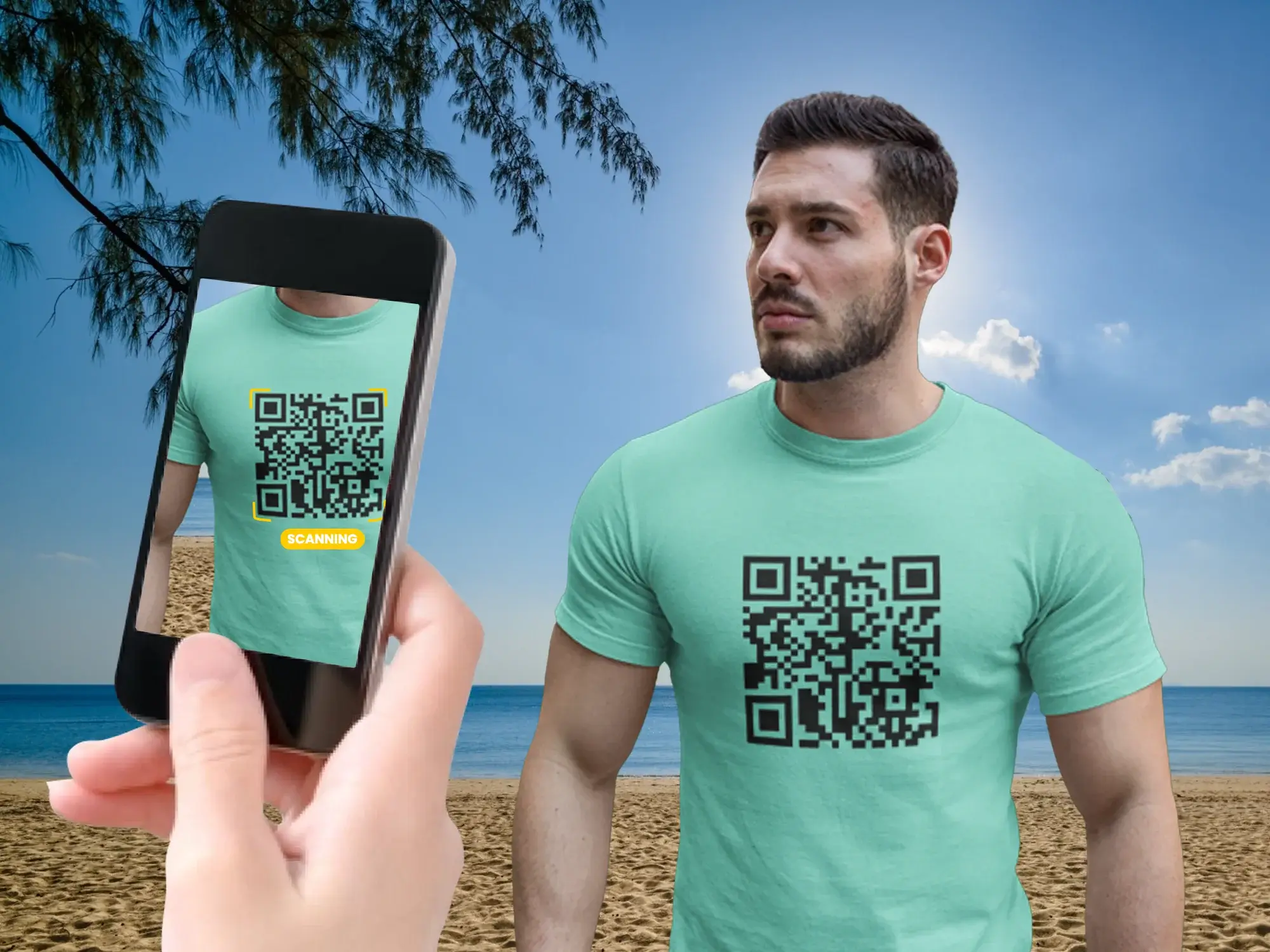 F#*K Buffalo QR Code T-Shirt