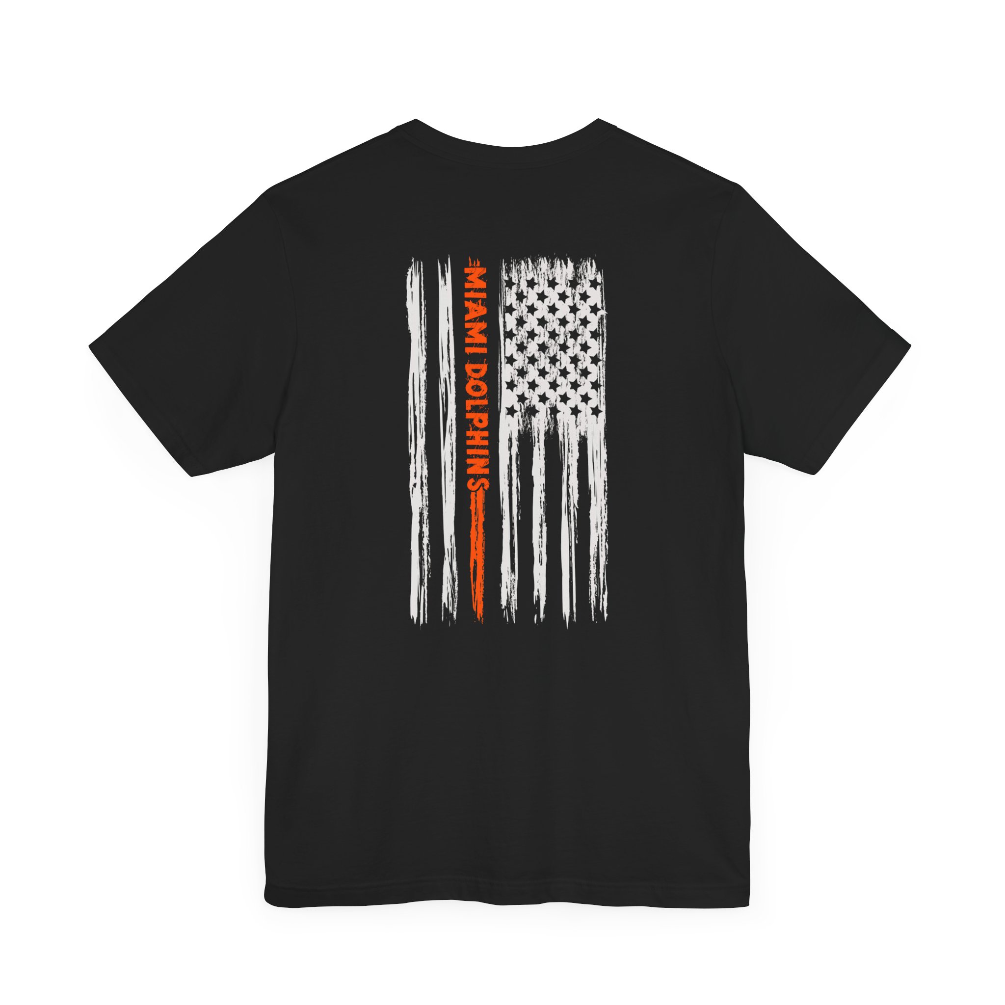 FinsUp Miami Dolphins American Flag T-Shirt